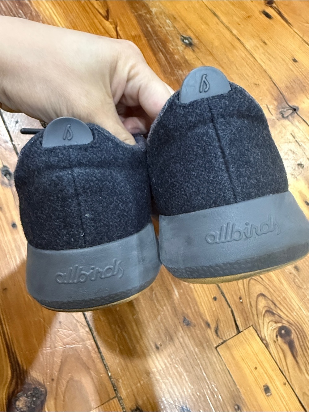 allbirds Women Black Wool-Blend Sneakers with Patterned Laces size 9 - Picture 4 of 11